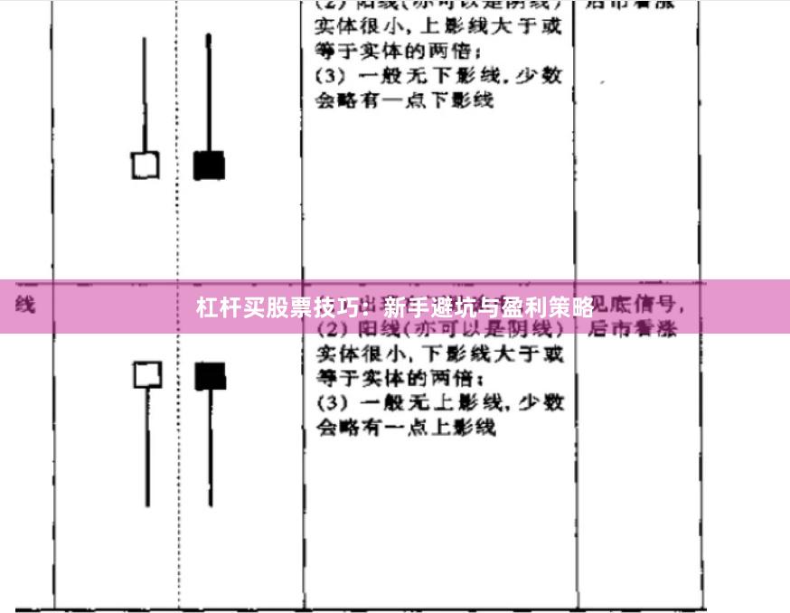 杠杆买股票技巧：新手避坑与盈利策略