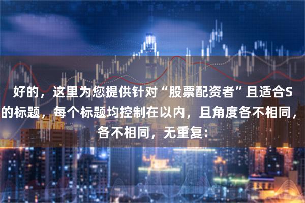 好的，这里为您提供针对“股票配资者”且适合SEO收录的标题，每个标题均控制在以内，且角度各不相同，无重复：